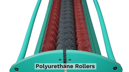 Ultimate Gentle Roller GR1100FD+SF+SFIR - wet felt rolling machine with Fulling Drum, Soft Feel Drive Roller and Soft Feel Idle Rollers