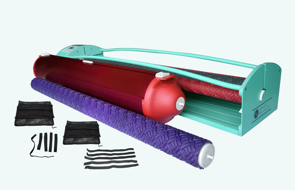 GR1400FD+SF.  The Gentle Roller with Fulling Drum and Soft Feel Drive Roller