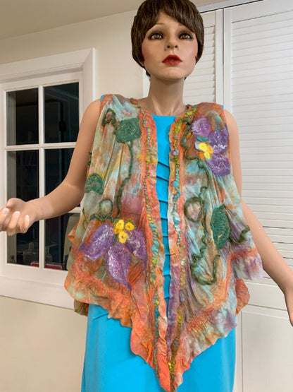 Short Sleeve Vest - Breezy Marguerite