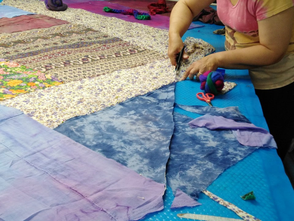 Large Colourful Wrap
