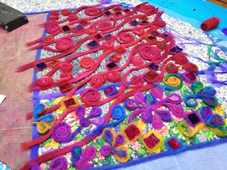 Large Colourful Wrap