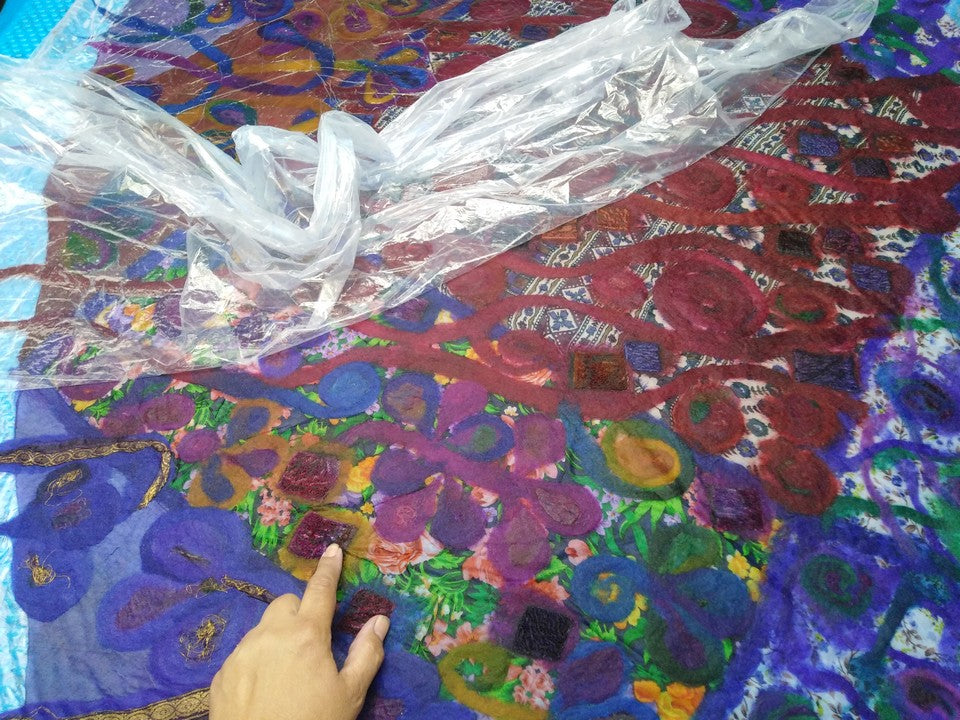 Large Colourful Wrap